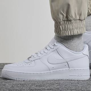 NIKE AF1 空军一号 男女同款中低帮纯白板鞋 DH2933-CW2288-111