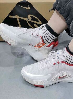 Nike s.t. glow ep 白红 百搭舒适 低帮篮球鞋IQ1129-061