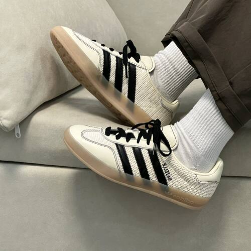 阿迪达斯三叶草男女鞋GAZELLE复古编织T头德训鞋休闲板鞋JQ7083