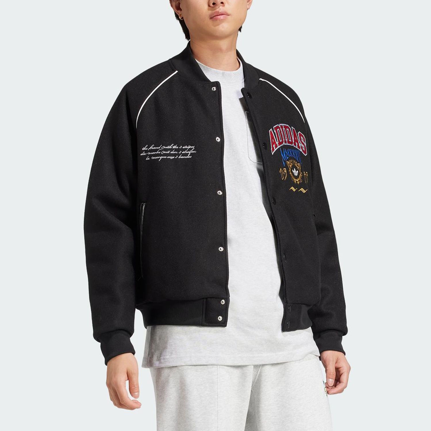 Adidas/阿迪达斯正品VRCT JACKET男士保暖运动长袖棉服IX6767