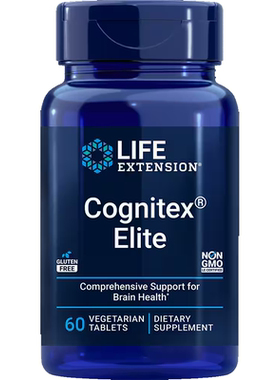 Life Extension Cognitex Elite磷脂酰丝氨酸 保护大脑健康脑营养