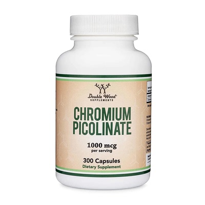 美国Double Wood  Chromium Picolinate 吡啶甲酸铬胶囊300粒