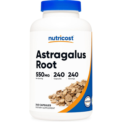 美国Nutricost Astragalus Root 黄芪根 550毫克240粒胶囊