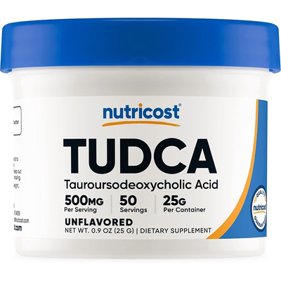 美国直邮Nutricost TUDCA 牛磺熊去氧胆酸粉剂 原味 25 克