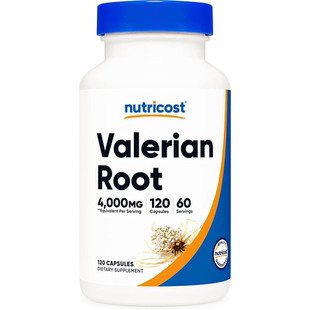 现货美国Nutricost Valerian Root 缬草根提取物 2000mg120粒胶囊