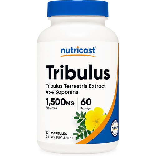 现货美国Nutricost Tribulus 刺蒺藜 蒺藜提取物750毫克120粒胶囊