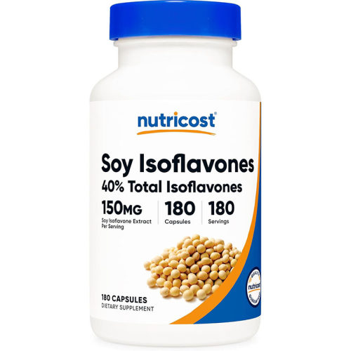 现货美国nutricost Soy Isoflavones 大豆异黄酮胶囊 150mg*180粒
