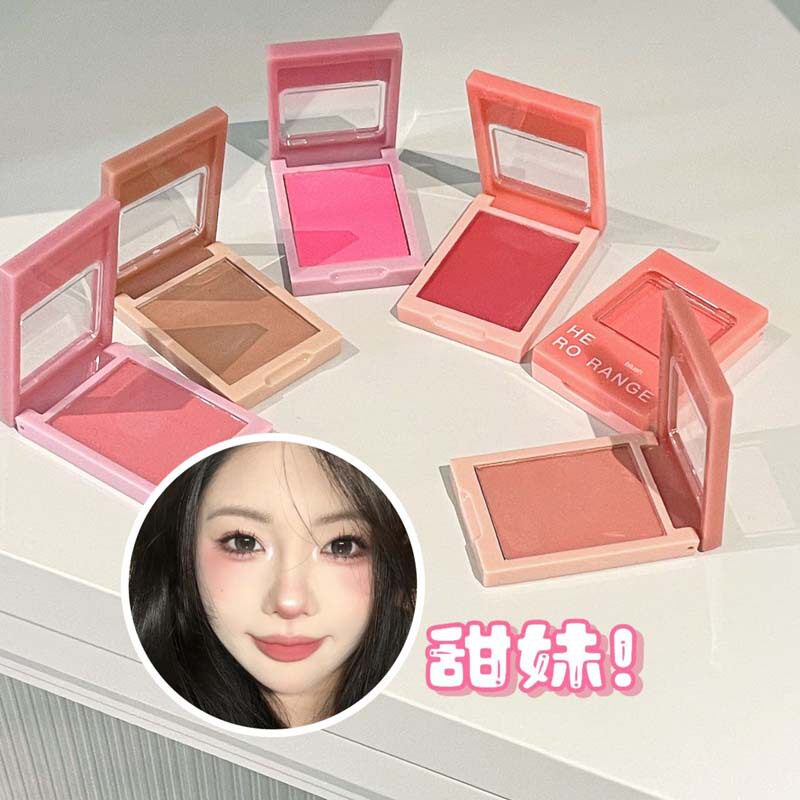 花漾化妆怡然单色腮红氛围收缩膨胀自然提亮修容持妆显白哑光腮红