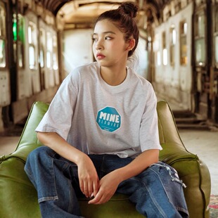 COZMINE 矿客兄弟 Mind blowing hip hop 印花 休闲 圆领 短袖tee