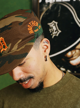 COZMINE 矿客兄弟 致敬Detroit Tigers 刺绣平檐帽迷彩