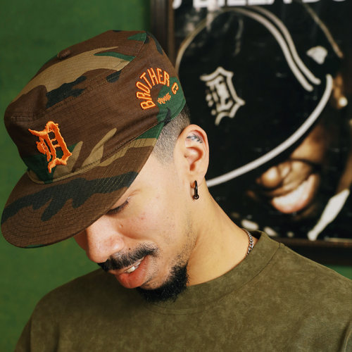 COZMINE 矿客兄弟 致敬Detroit Tigers 刺绣平檐帽迷彩