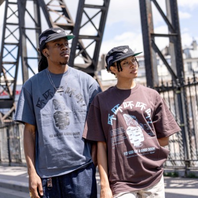 COZMINE 矿客兄弟 WEST SIDE DOOM 深咖色纯棉短袖圆领tee