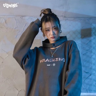 COZMINE 矿客兄弟 The Queen of Disco 联名卫衣 字母印花 休闲