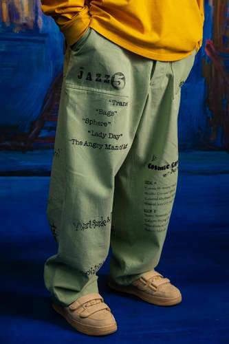 COZMINE 矿客兄弟 Jazzy MINE quintet 24年帆布裤长裤 休闲直桶