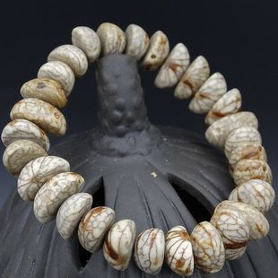 高密半圆 金丝/血丝菩提子金线银线珠男士手链菩提手串椰壳配饰