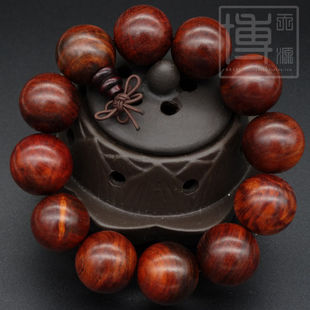 正宗大红酸枝木手串珠类紫檀手链檀香木男女款手珠文玩