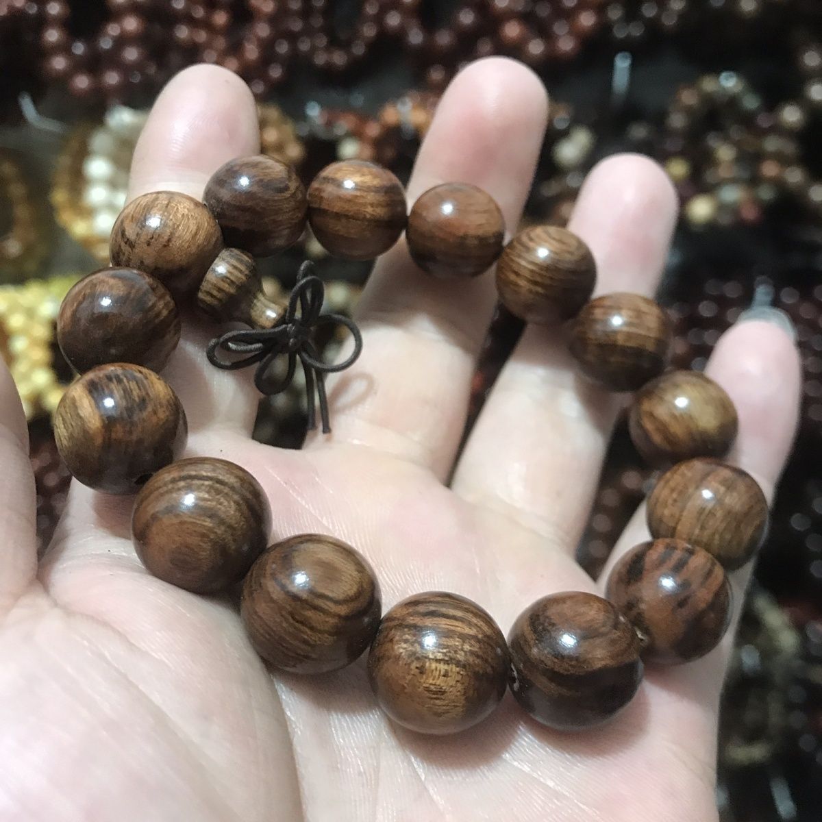 越南黑花梨手串佛珠花梨木金丝楠木黄花梨沉香阴沉木金丝檀木手串