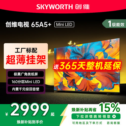创维65电视机电视国家补贴65