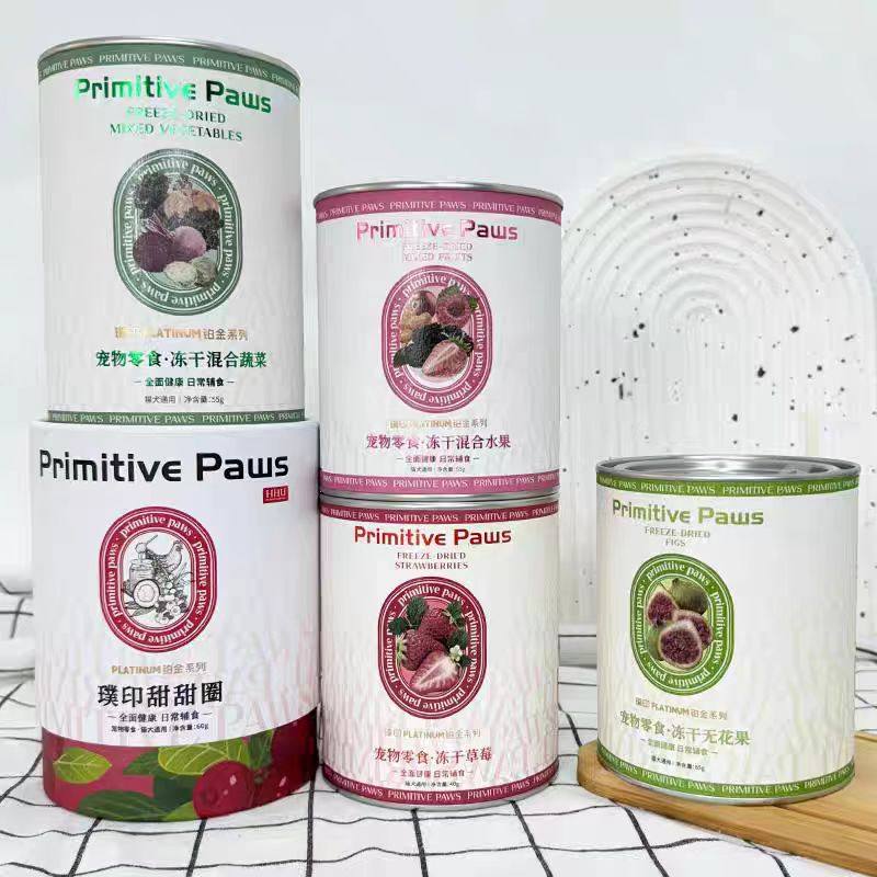 璞印冻干桶混合果蔬孢子甘蓝水果蔬菜岛鲹鱼主粮伴侣宠物狗零食