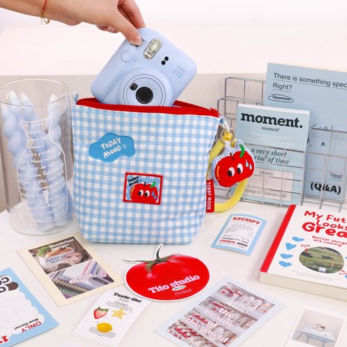今日心情拍立得收纳包斜挎相机包