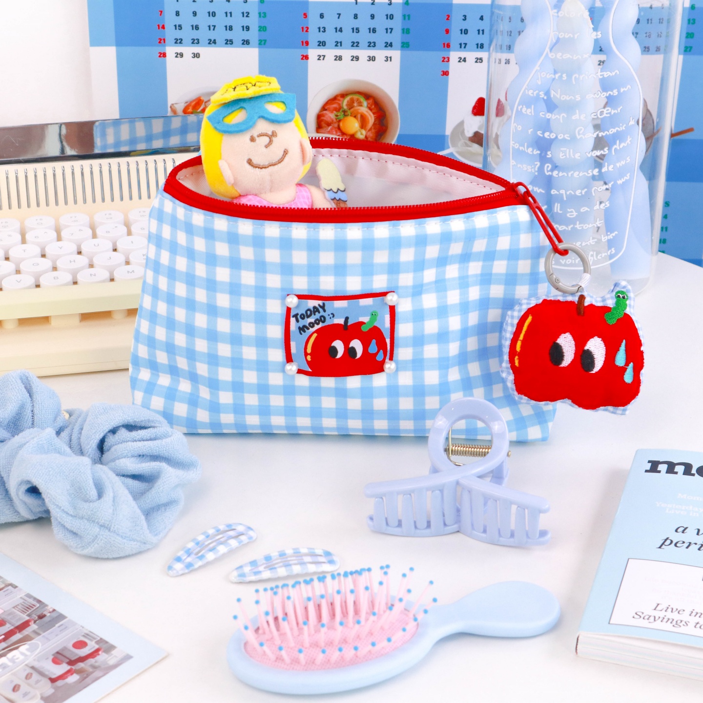 今日心情便携小型化妆包