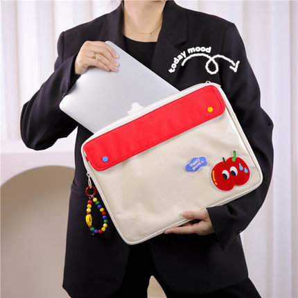 知食分子苹果内胆包笔记本电脑ipad平板收纳包16寸电脑包14寸女可爱高颜值