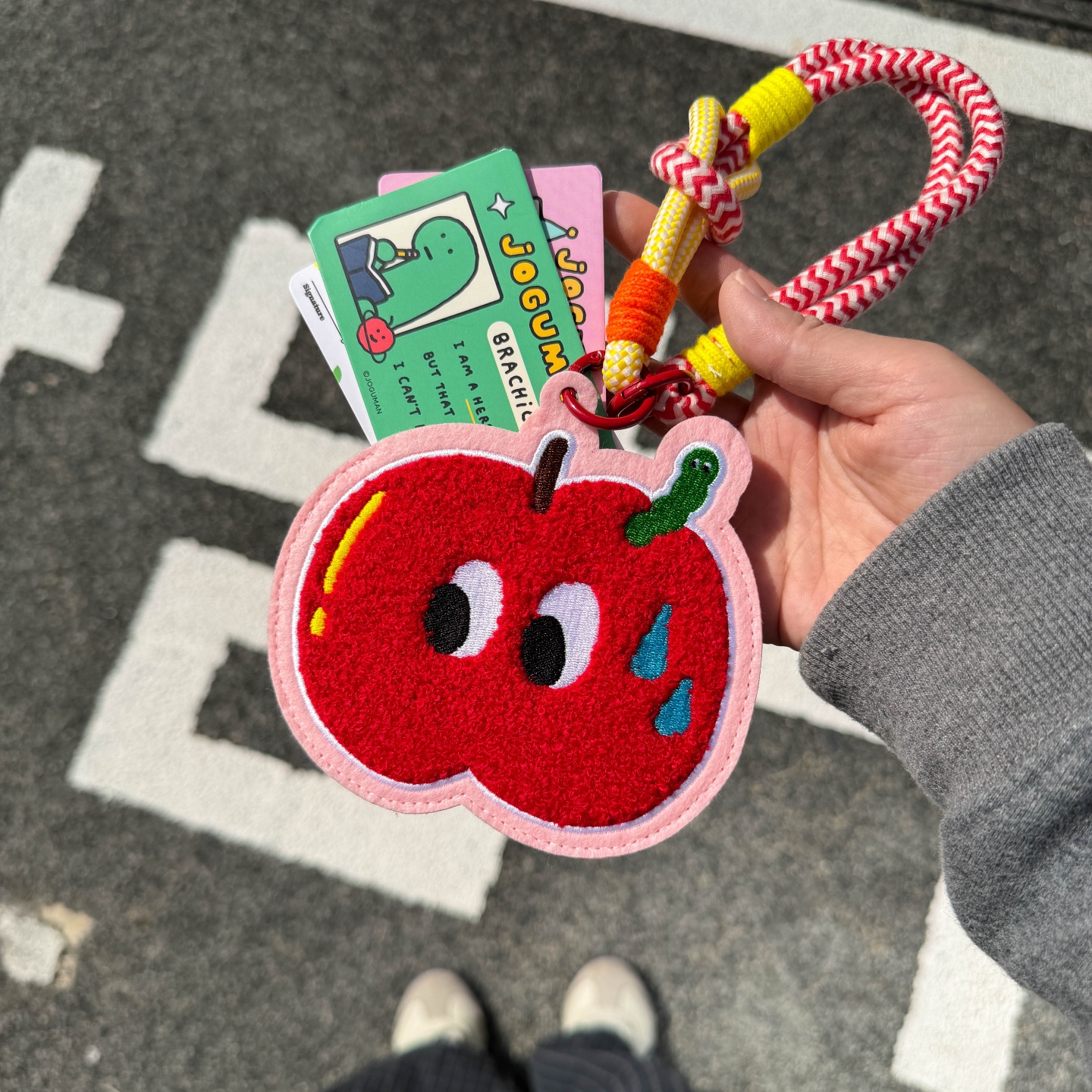 今日心情随身小卡包挂件