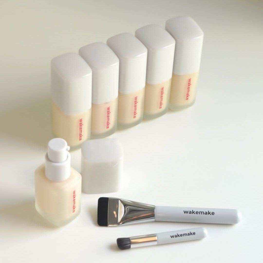 【保税】WAKEMAKE唯可魅粉底液遮瑕持久不脱妆控油持妆赠刷