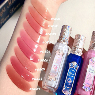 花知晓独角兽唇釉宝石口红女镜面水光j07洛可可哑光雾面平价学生