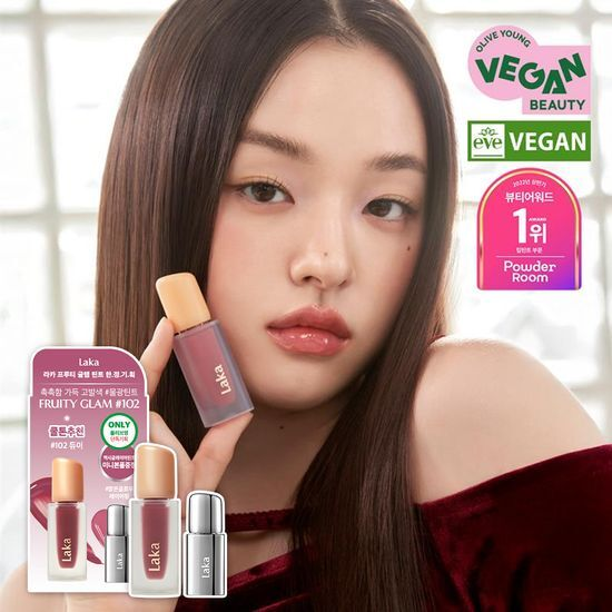 oliveyoung年终大促！laka果汁光泽水光唇釉