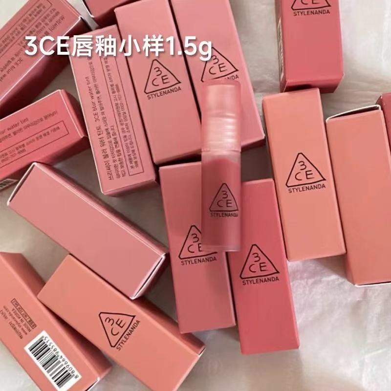 【保税】3CE三熹玉迷你mini唇釉水雾唇釉丝绒组合26年7月-11月