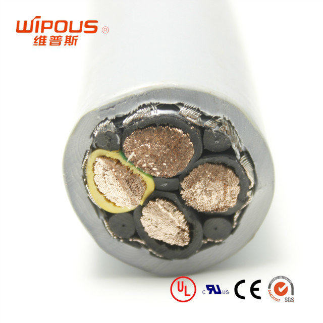 欧标屏蔽电缆 ce认证屏蔽电机电缆hrjmce-s0.6/1kv 2~50芯*25平方