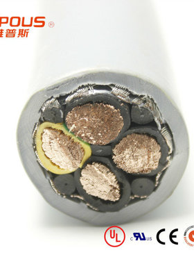 CE认证电缆 低烟无卤阻燃 H05Z1Z1-F 2~50芯*70平方 SGS 欧标电缆