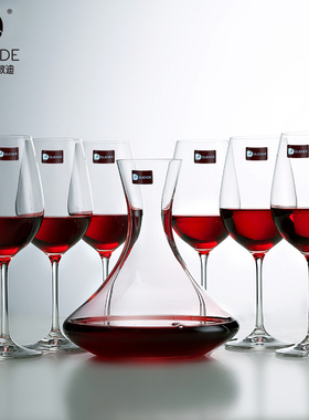 意大利原装进口DUENDE无铅水晶玻璃红酒杯红葡萄酒杯高脚杯子套装