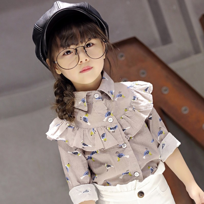 Chemise fille à manche longue - Ref 2087183 Image 1