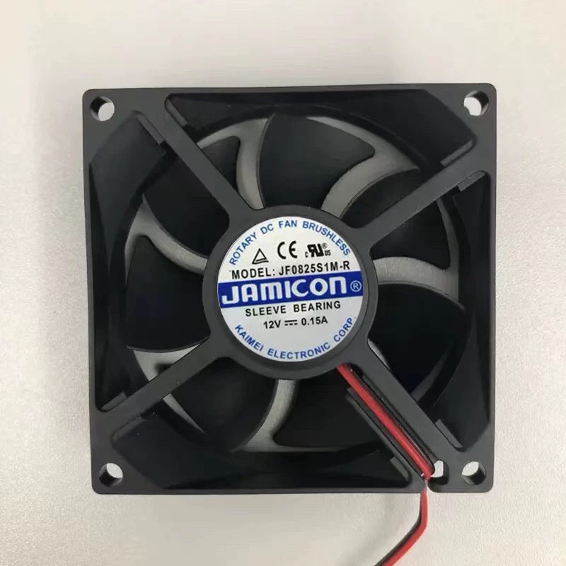 JAMICON凯美 JF0825S1M-R DC12V 0.15A 8cm 8025静音机箱散热风扇