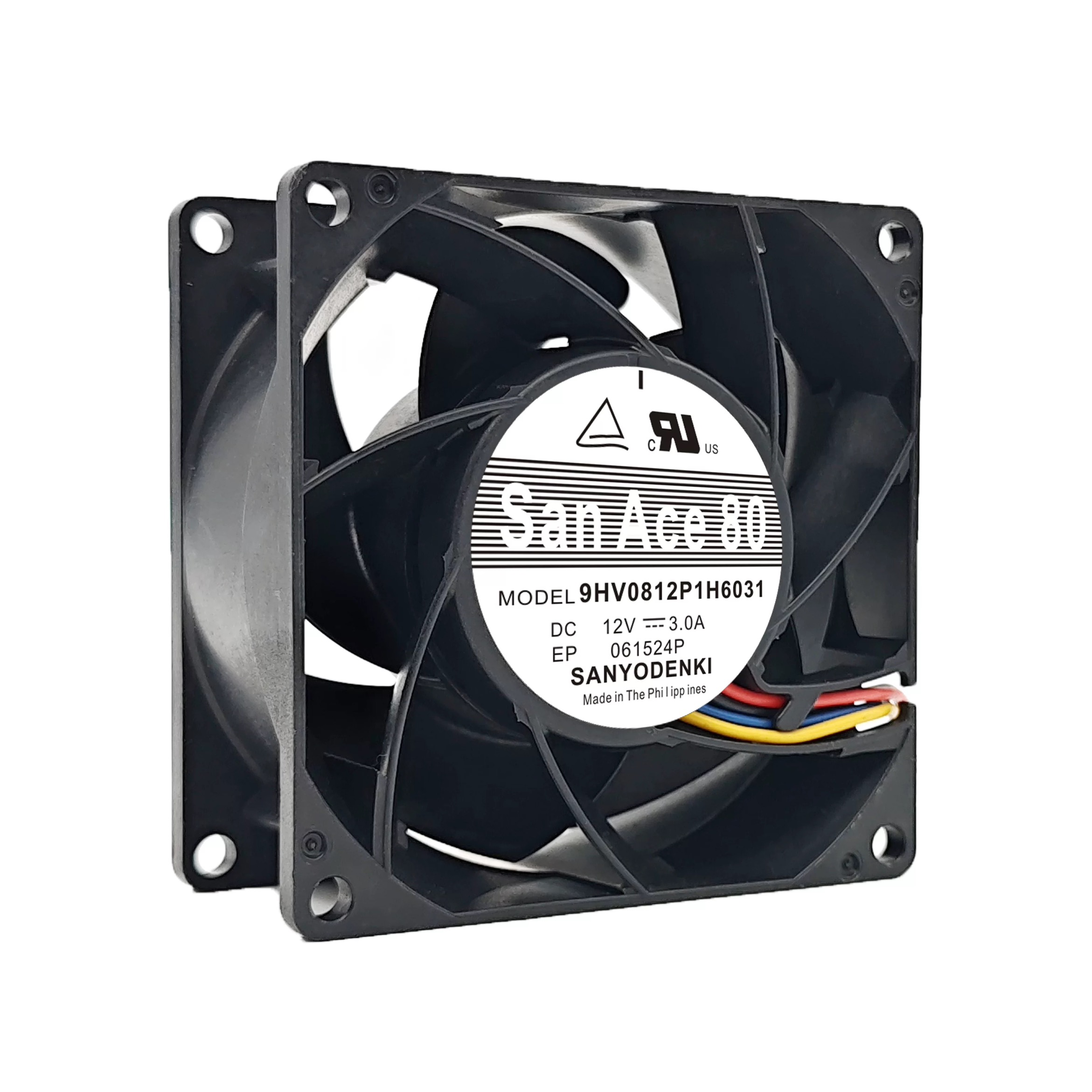 原装SanAce 9HV0812P1H6031 FAN-0162L4 8CM 12V高转速散热风扇