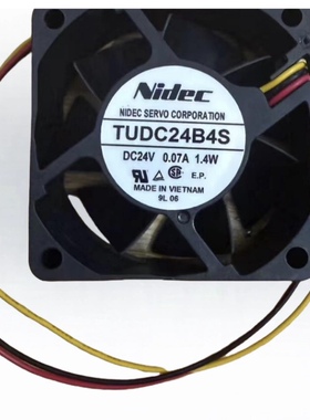 Nidec 6025  TUDC24B4S 24V 1.4W 岛津TOC4200电炉冷凝器散热风扇