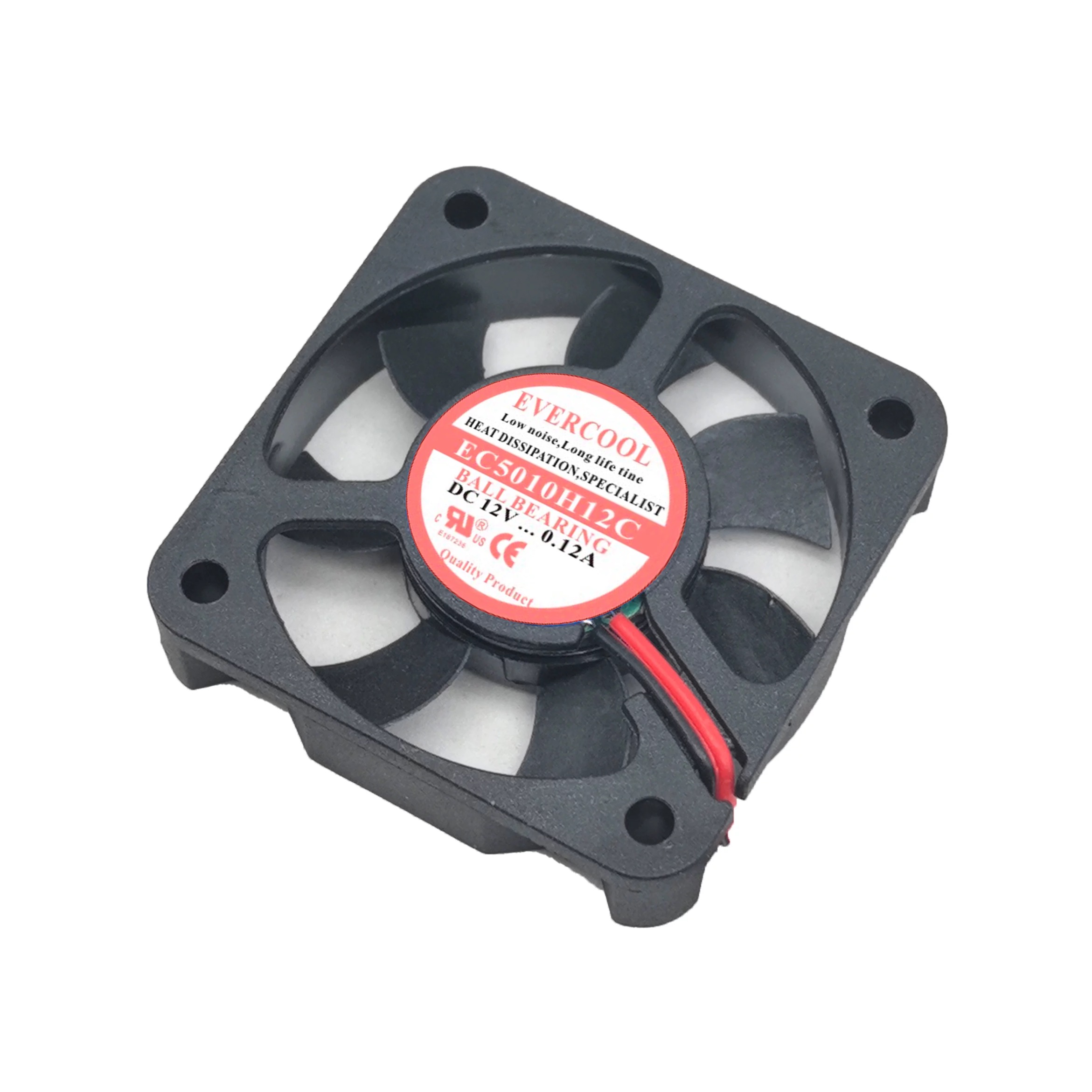 原装正品EVERCOOL 捷冷 EC5010H12C 5010 12V 机箱小散热工业风扇