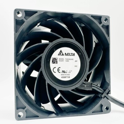 Delta台达 THD0924HE 24V 1.80A 9CM 9238变频器4线PWM散热风扇