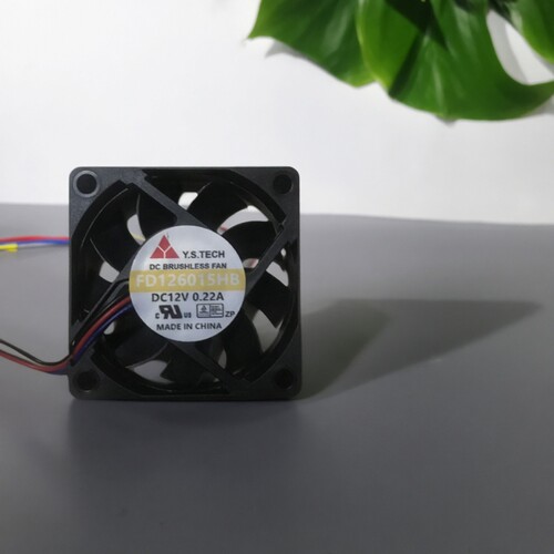 元山Y.S.TECH FD126015HB 6015 6cm厘米 12V 0.22A 6015散热风扇