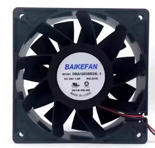 全新原装 BAIKE DBA12038B24L-1 24V 1.0A 汇川变频器散热风扇