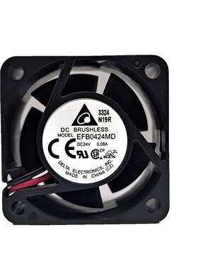 EFB0424VHD EFB0424MD 24V 0.14A 4020 原装台达高转速散热风扇