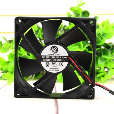 PRO LOGIC 9025双滚珠大风量散热风扇 12V 0.28A PL92B12H 2线