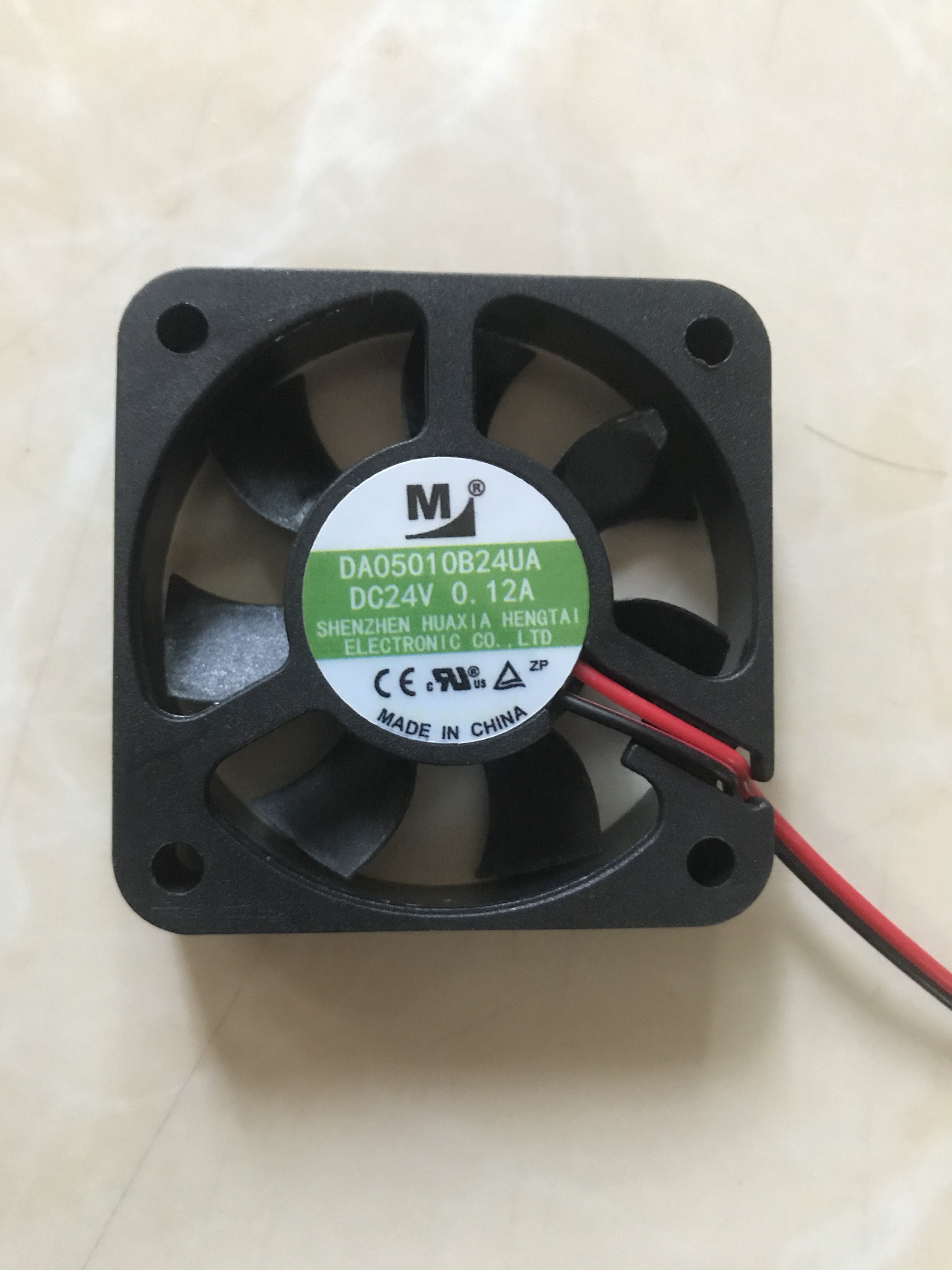 全新 DA05010B24UA 0.12A 24V 5010 变频器空压散热风扇5厘米5CM
