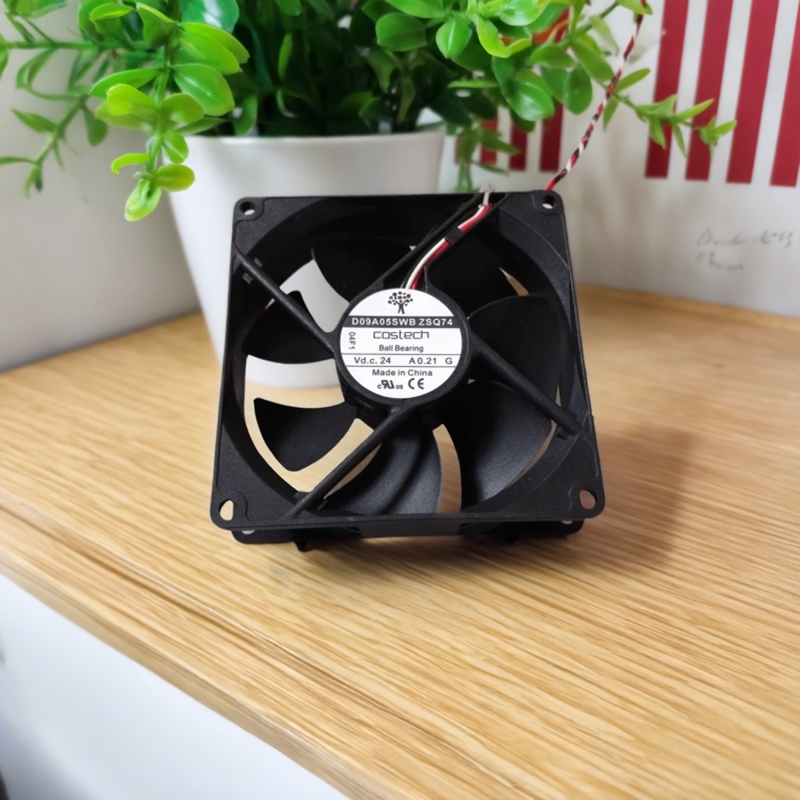 原装Costech D09A05SWB ZSQ47 24V 0.21A 9025散热风扇带原装接口