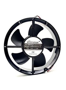 原装BISEN BDB2260H24-R 22060 24V2.0A轴流风机全圆机柜散热风扇