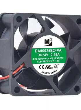 原装全新 DA06025B24VA 24V 0.49A 6025电磁炉电焊机变频器风扇
