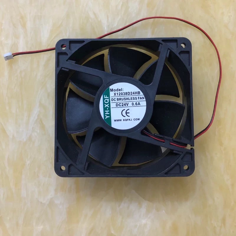 原装YH-XQF X12038D24HB DC24V 0.6A 12038 变频 器散热风扇