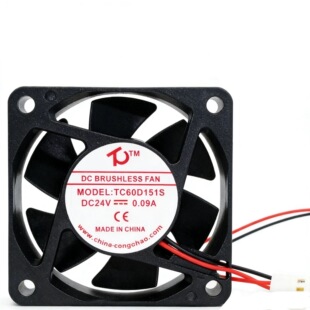 6厘米 6015 0.09A 上亿花样车变频器散热风扇 24V TC60D151S